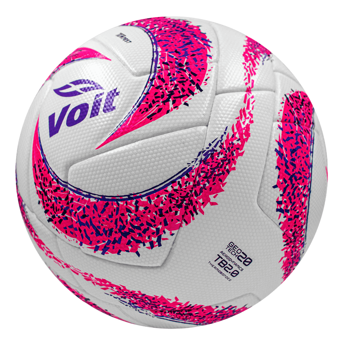 Balón de fútbol oficial Voit Tempest Pink Apertura 23