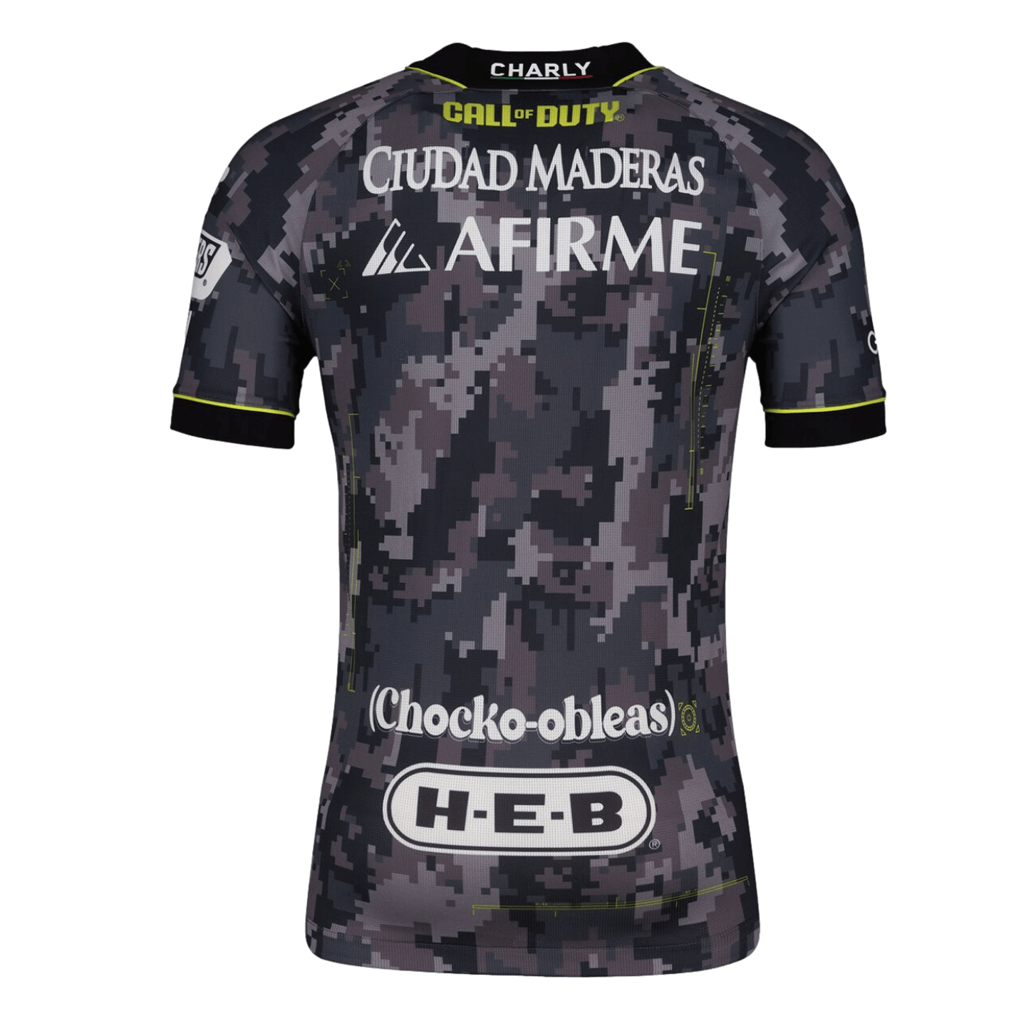 Jersey de edición especial de Charly Queretaro x Call of Duty 23/24 de tercera generación