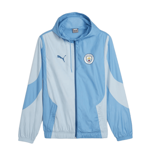 Chaqueta tejida de prepartido del Manchester City de Puma