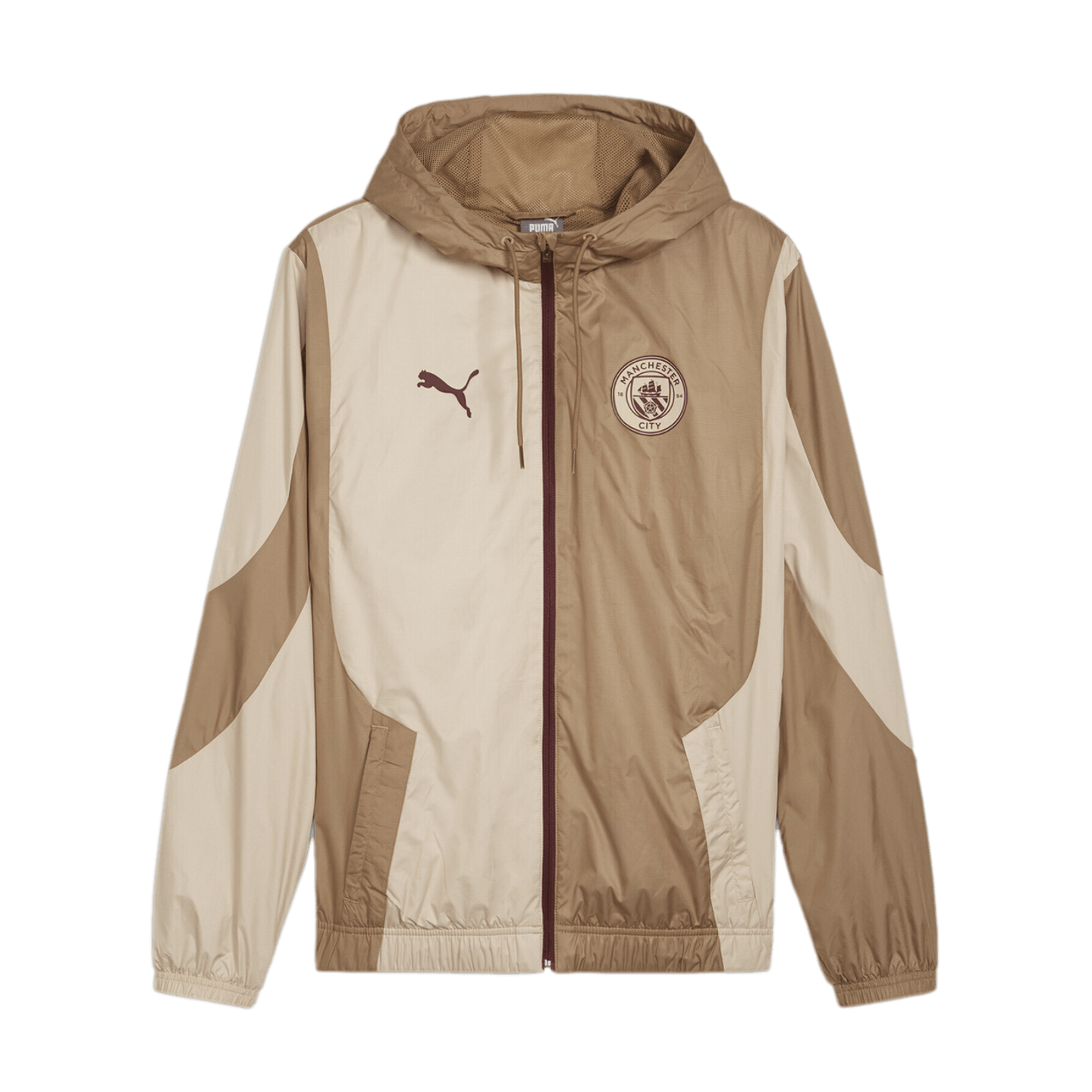 Chaqueta tejida de prepartido del Manchester City de Puma