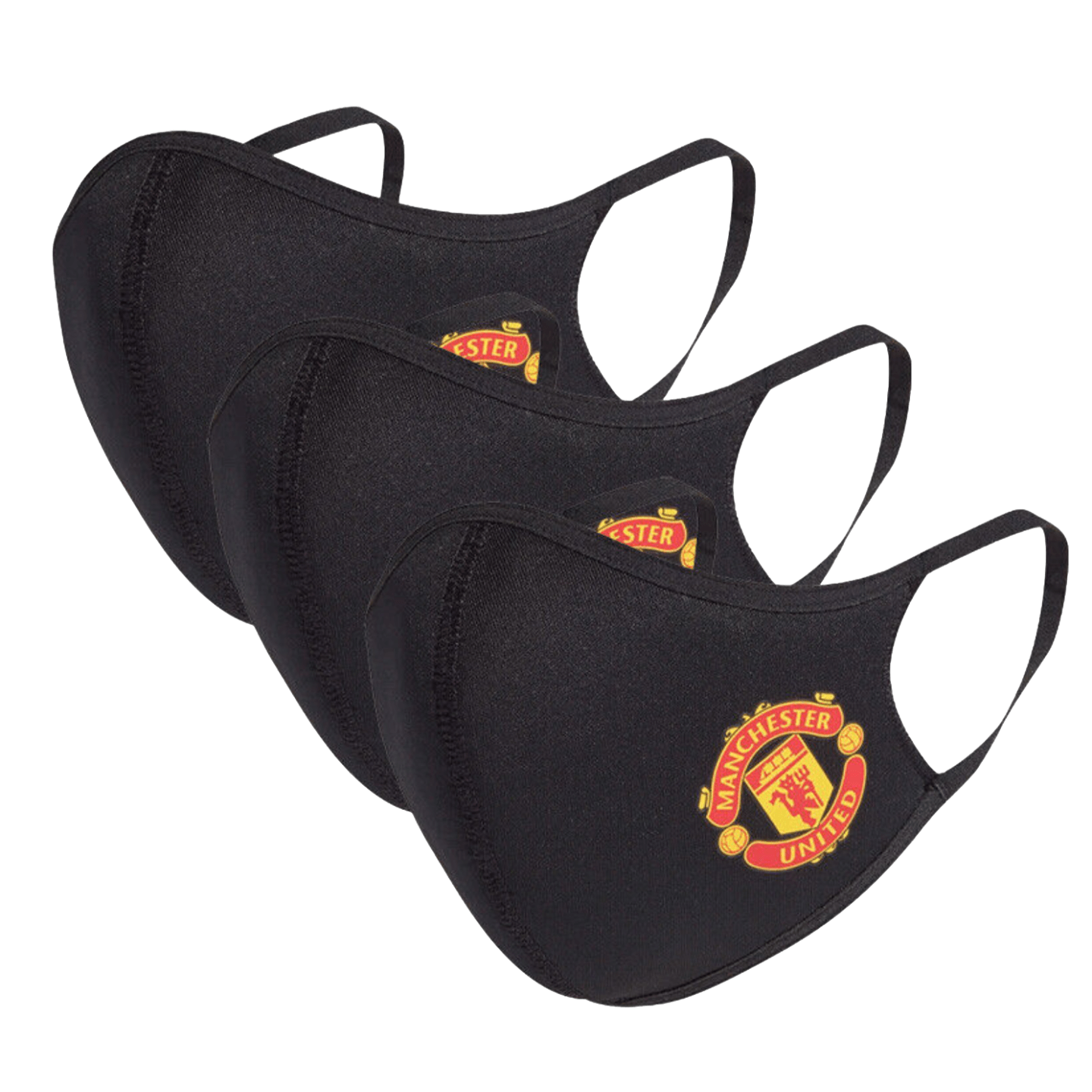 Adidas Manchester United Face Cover Mask (3-Pack)