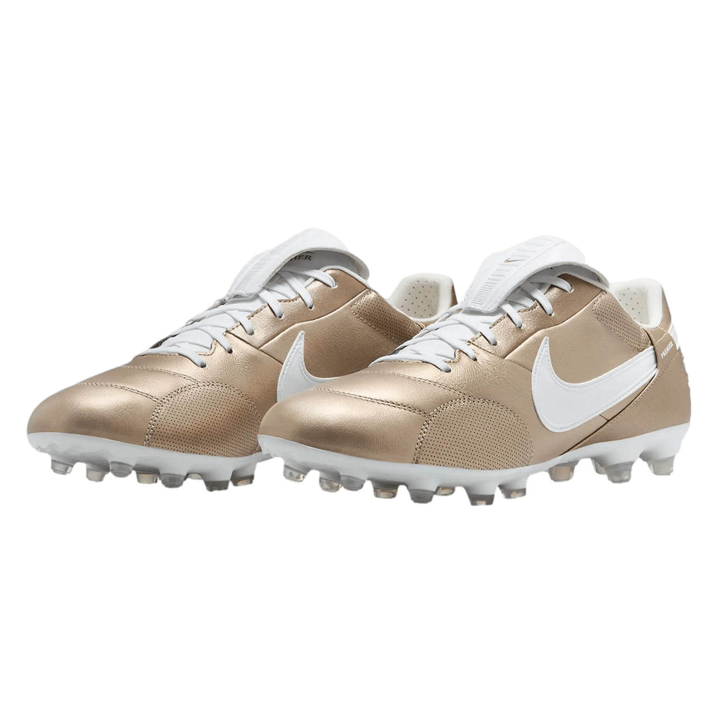 Nike premier 2.0 white metallic gold best sale