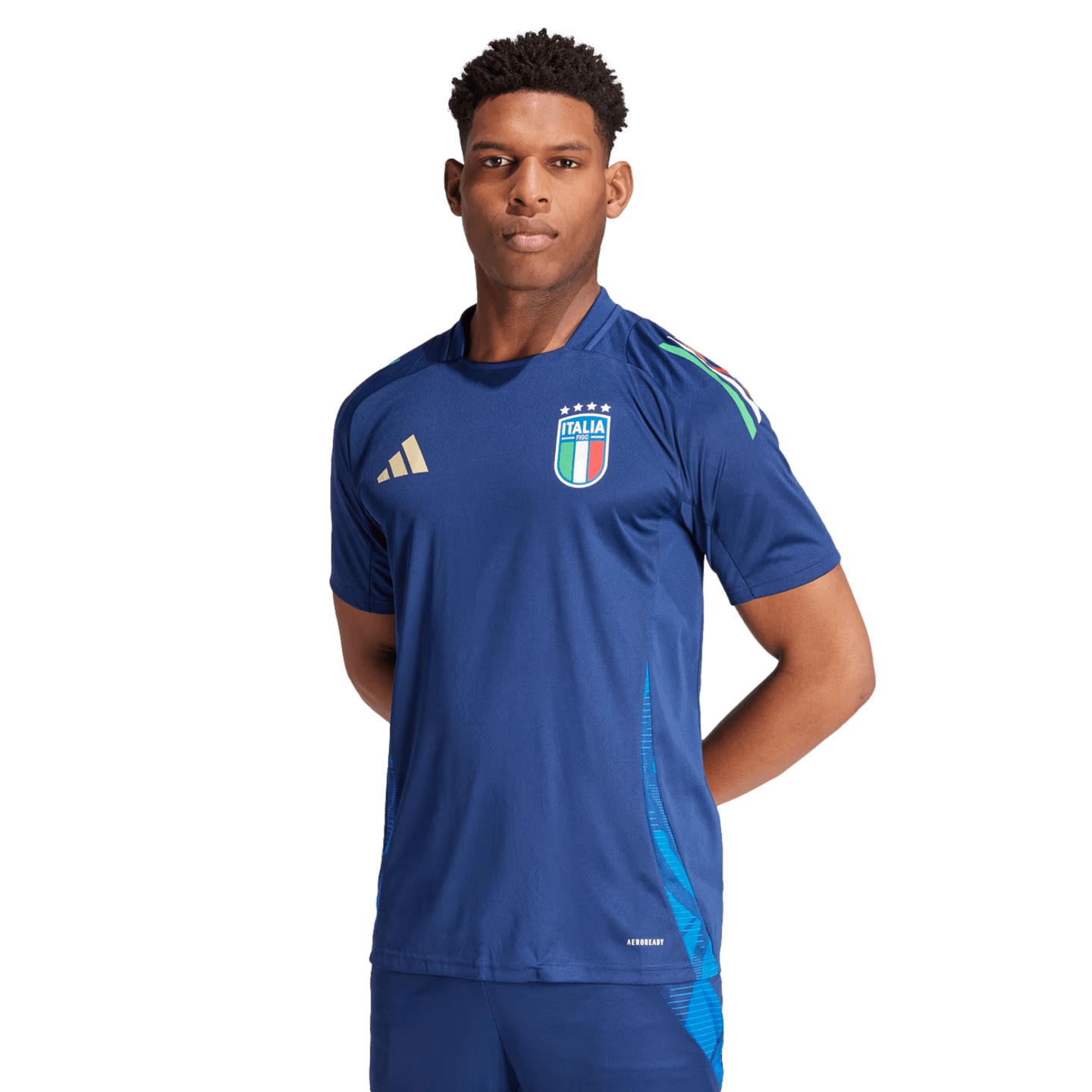 Camiseta de entrenamiento de Italia de Adidas