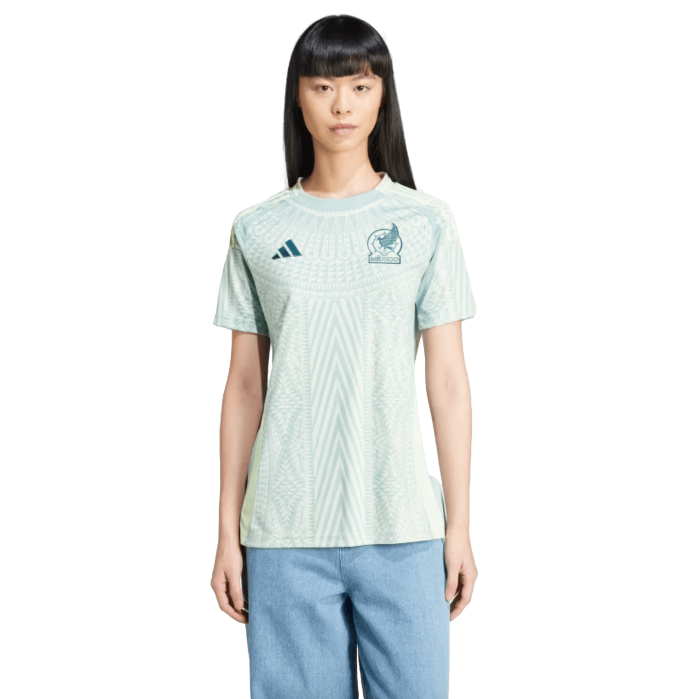 Camiseta visitante Adidas México 2024 para mujer