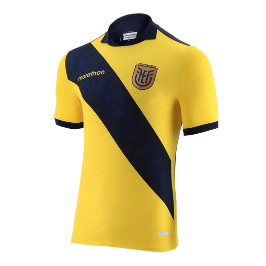 Camiseta de local del Maratón de Ecuador 2024