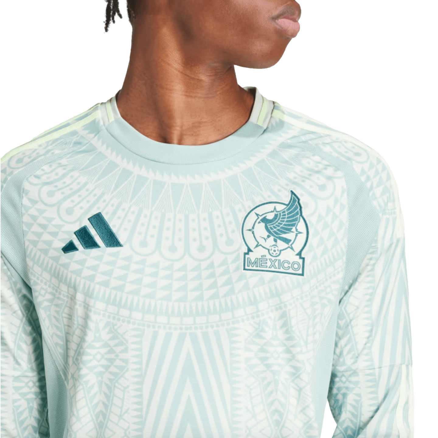 Camiseta visitante de manga larga de Adidas México 2024