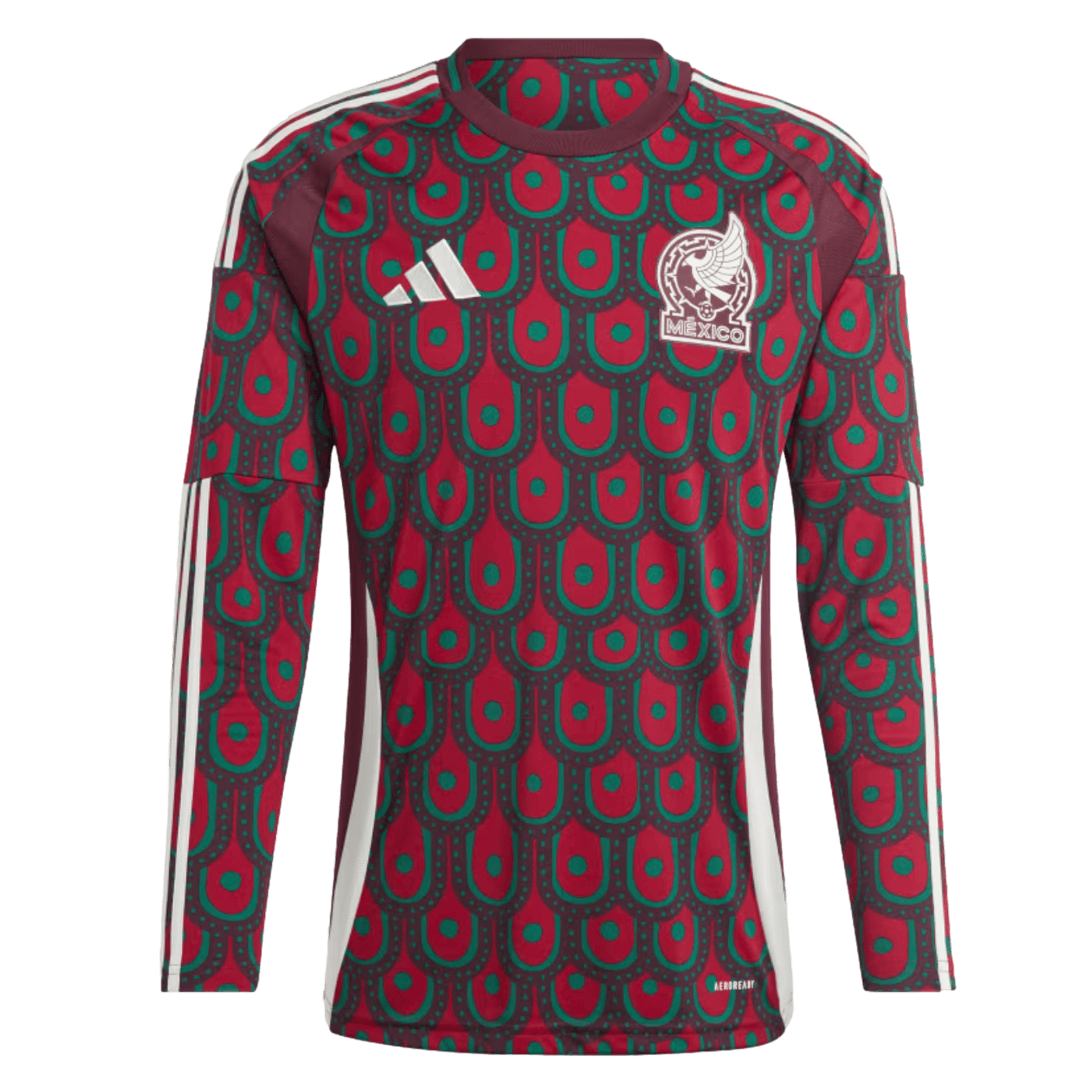 Camiseta local de manga larga de Adidas México 2024