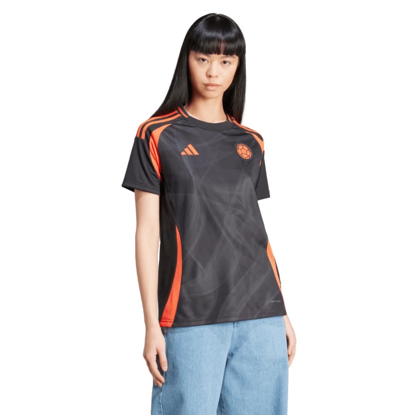 Camiseta visitante adidas Colombia 2024 para mujer