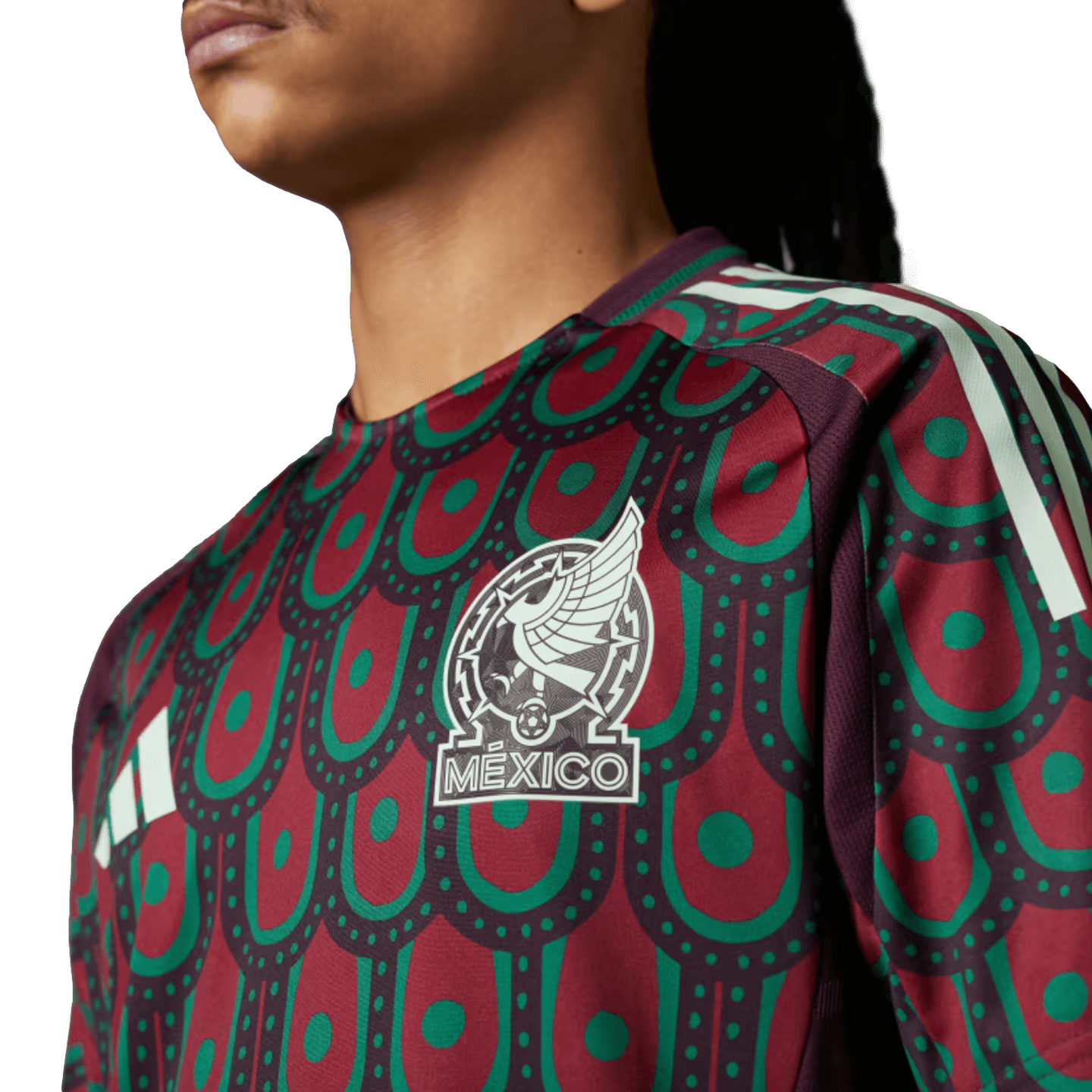 Camiseta local auténtica de Adidas México 2024