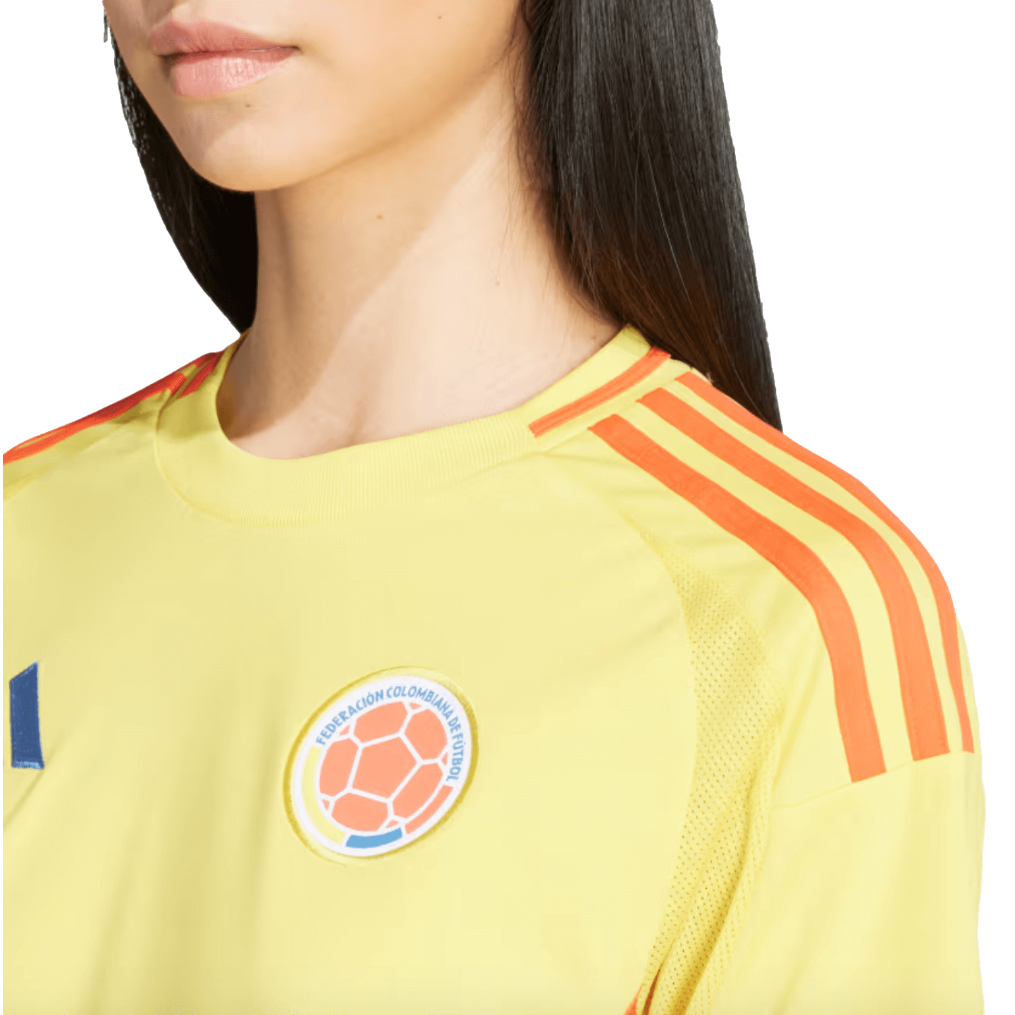 Camiseta local adidas Colombia 2024 para mujer