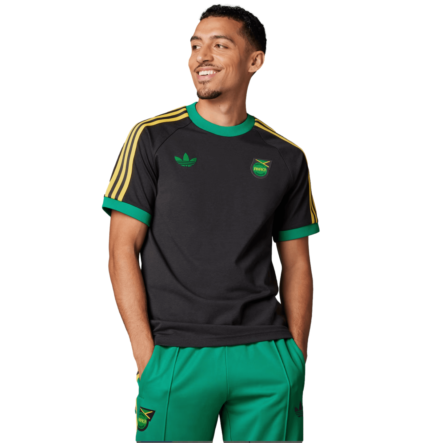 Adidas Jamaica Originals 3-Stripes Tee