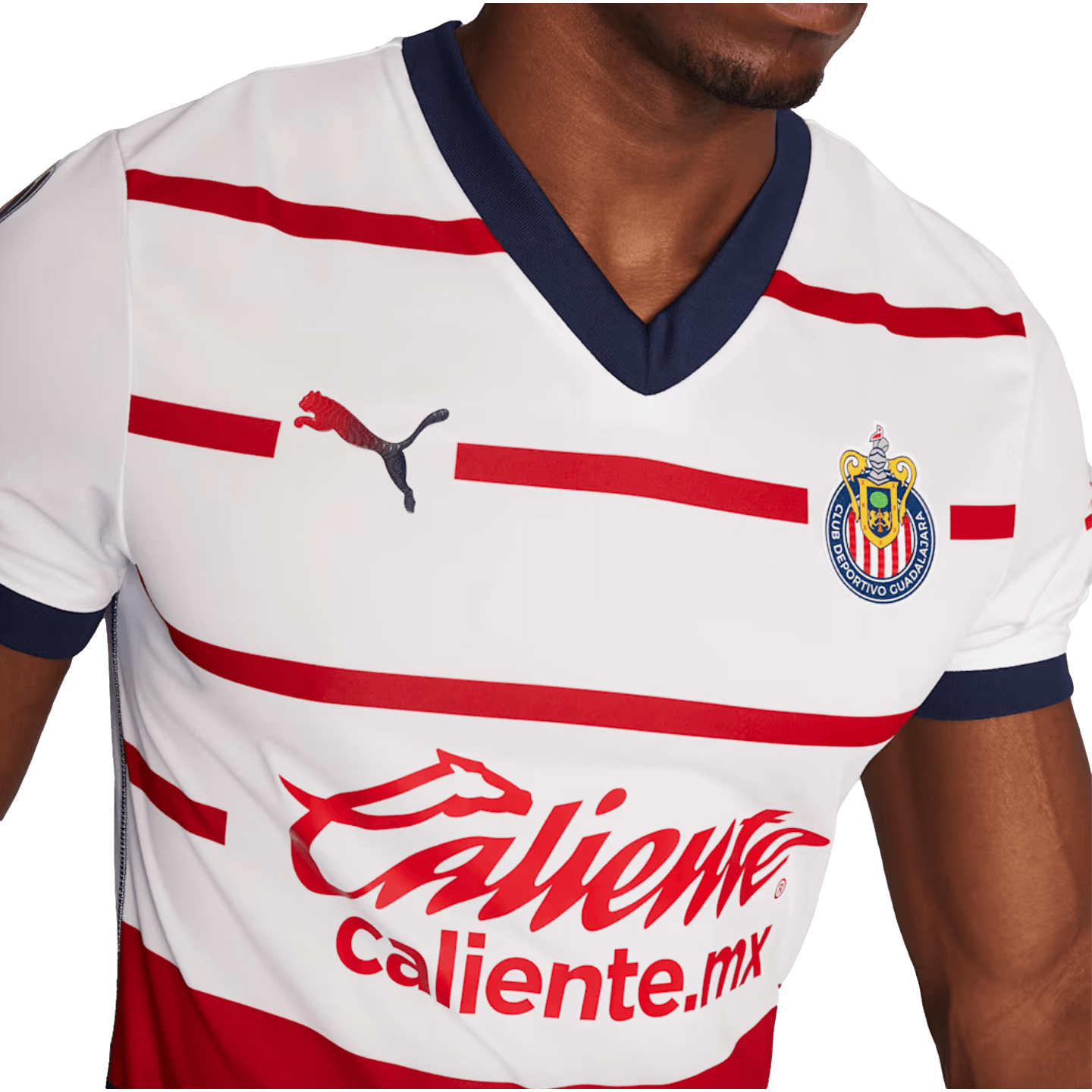 Camiseta de visitante auténtica de Puma Chivas 23/24