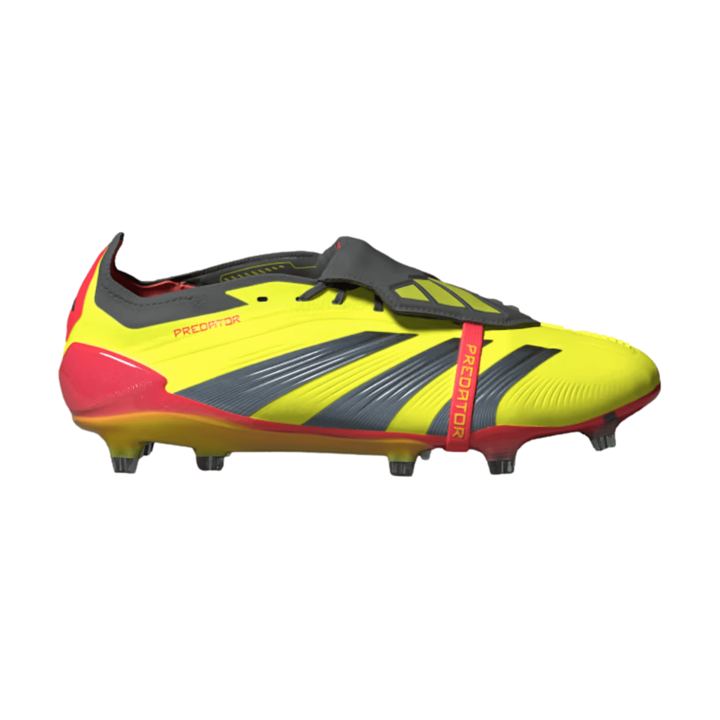 Botas de fútbol Adidas Predator+ Elite con lengüeta plegable para terreno firme