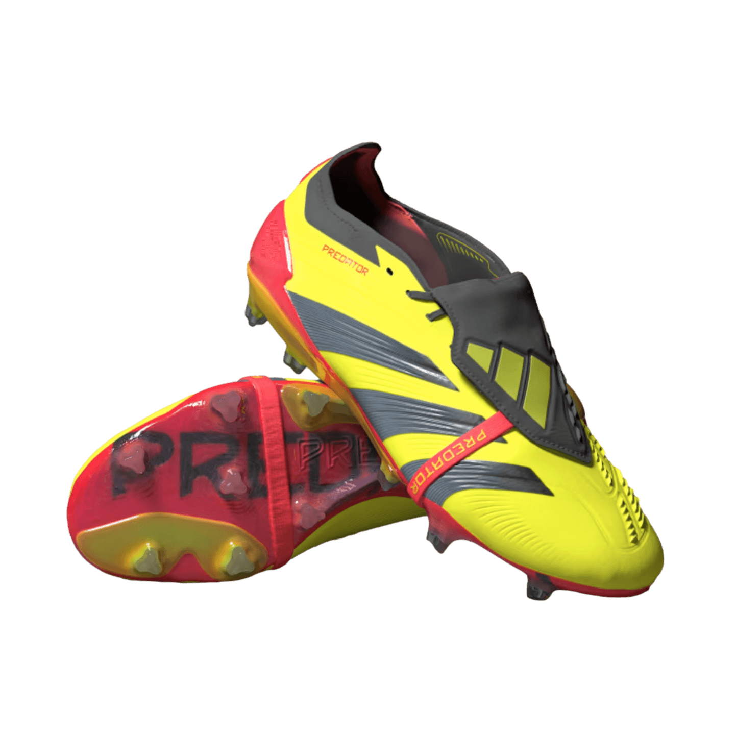 Botas de fútbol Adidas Predator+ Elite con lengüeta plegable para terreno firme