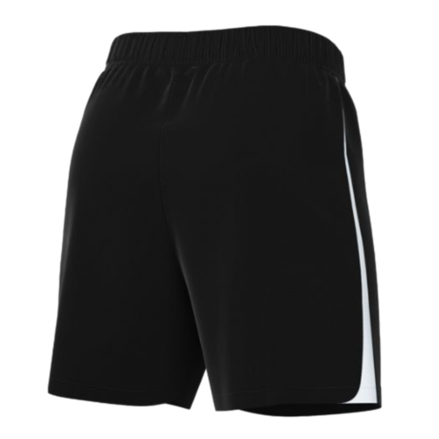 (NIKE-DR0965-010) Pantalones cortos de punto Nike Dri-FIT League 3 para mujer [NEGRO/BLANCO/BLANCO]