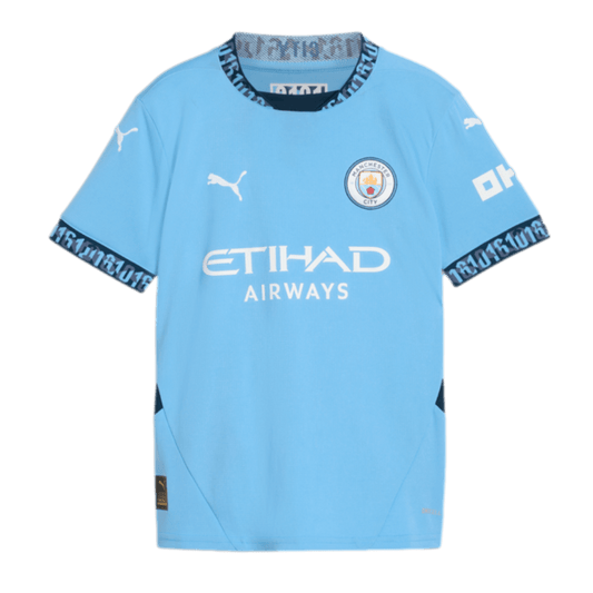 Camiseta local juvenil Puma Manchester City 24/25