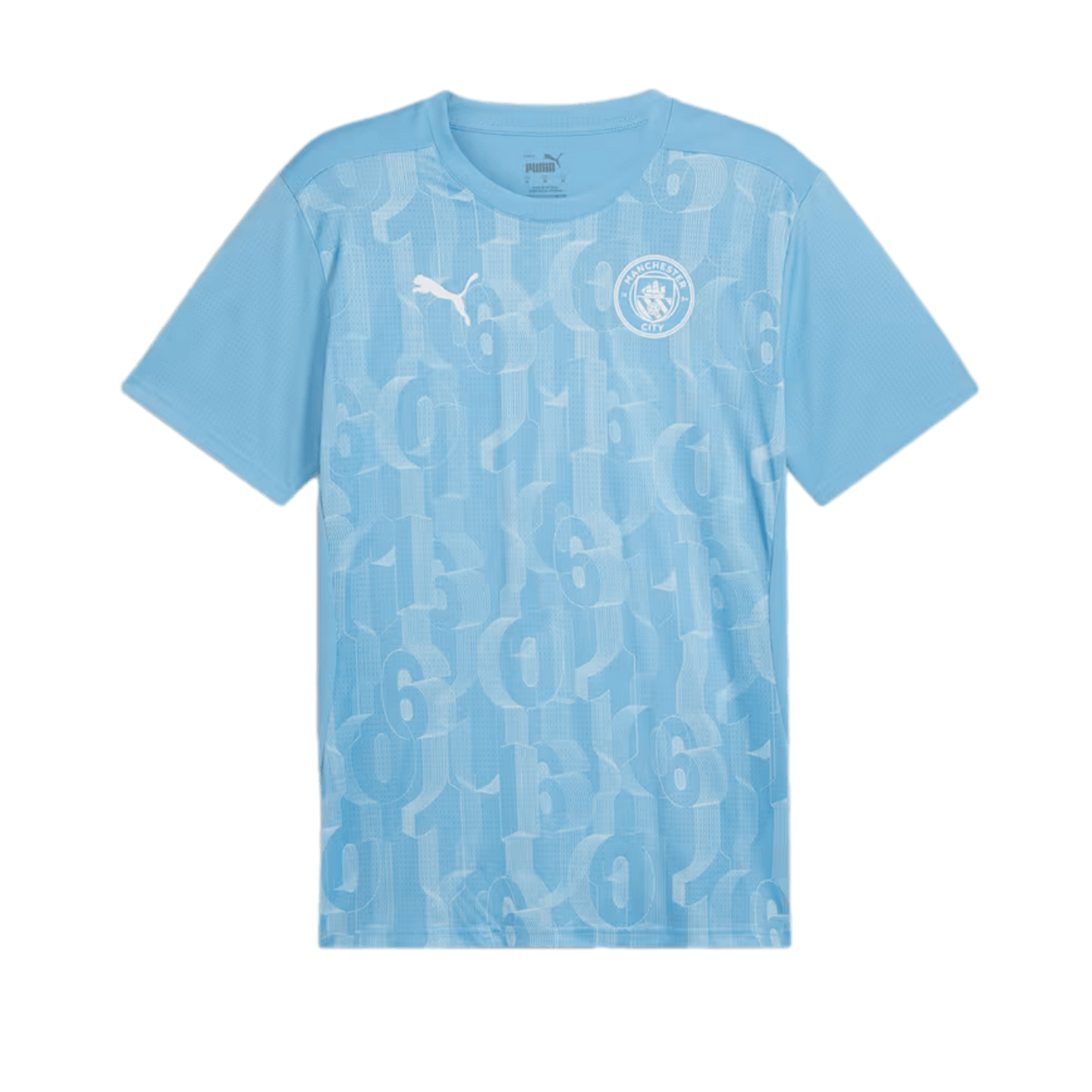 Camiseta de prepartido del Manchester City de Puma