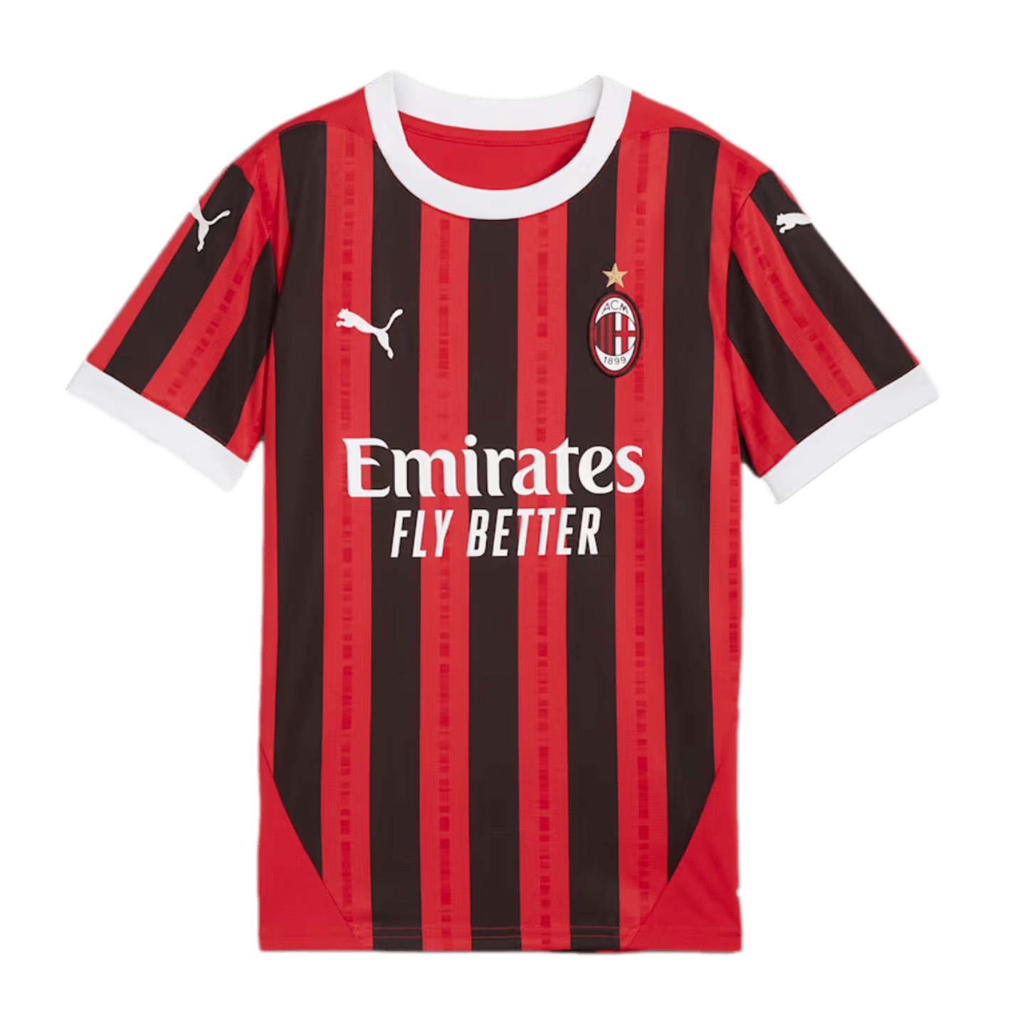 Camiseta local juvenil Puma del AC Milan 24/25