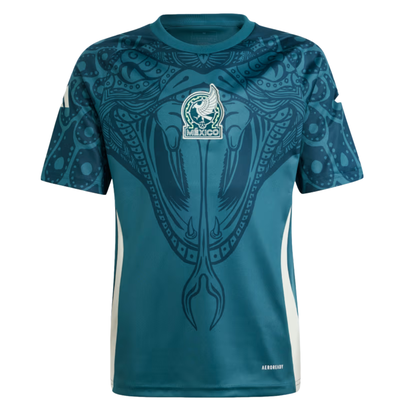 Camiseta juvenil de prepartido de México de Adidas