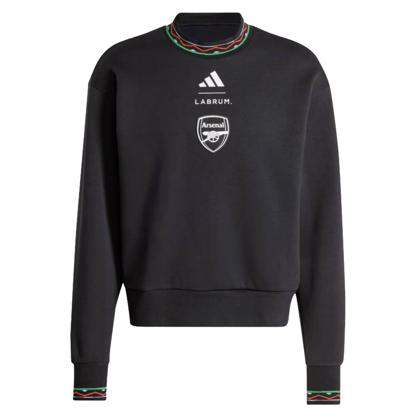 Sudadera con cuello redondo y doble punto de temporada del Arsenal de Adidas