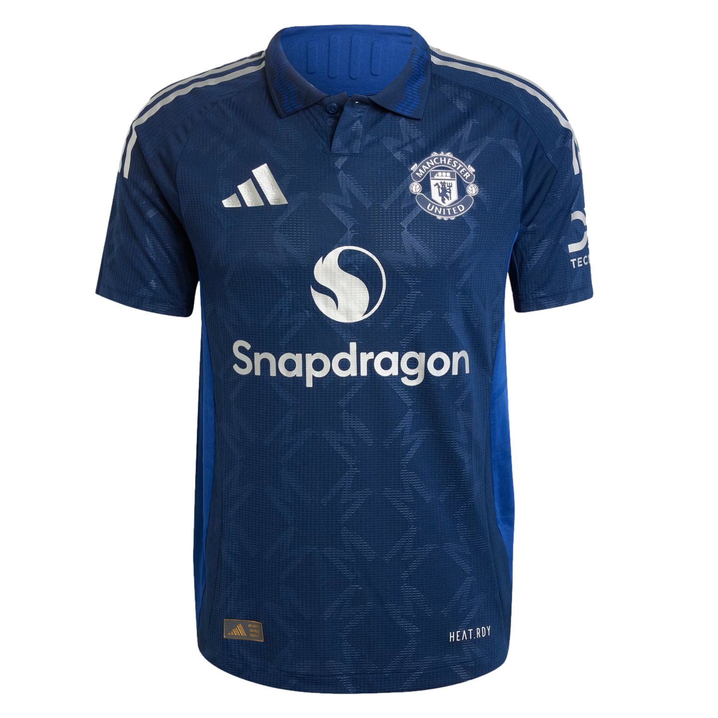 Camiseta de visitante auténtica del Manchester United 24/25 de Adidas