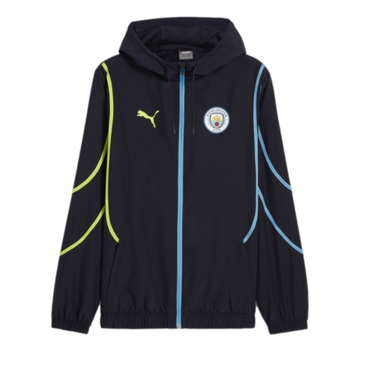 Chaqueta tejida de prepartido del Manchester City de Puma