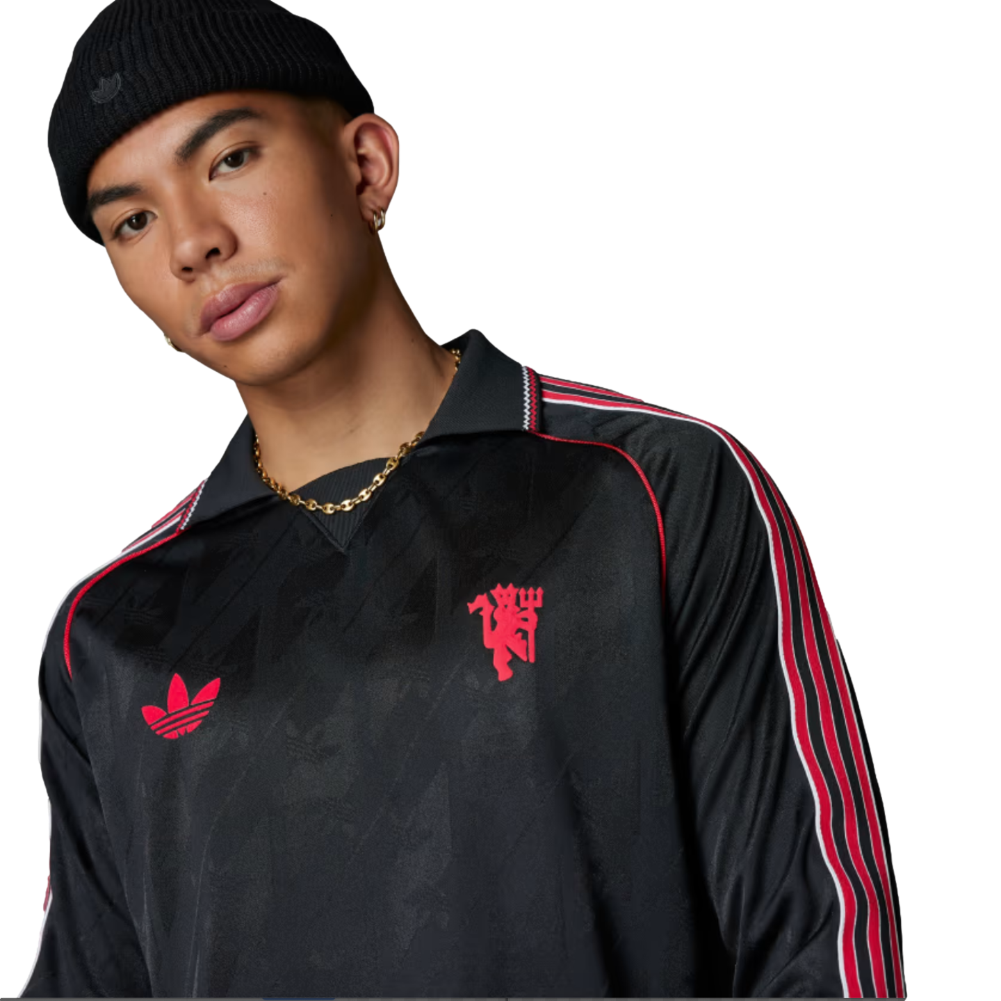 Adidas Manchester United Lifestyler Long Sleeve Jersey