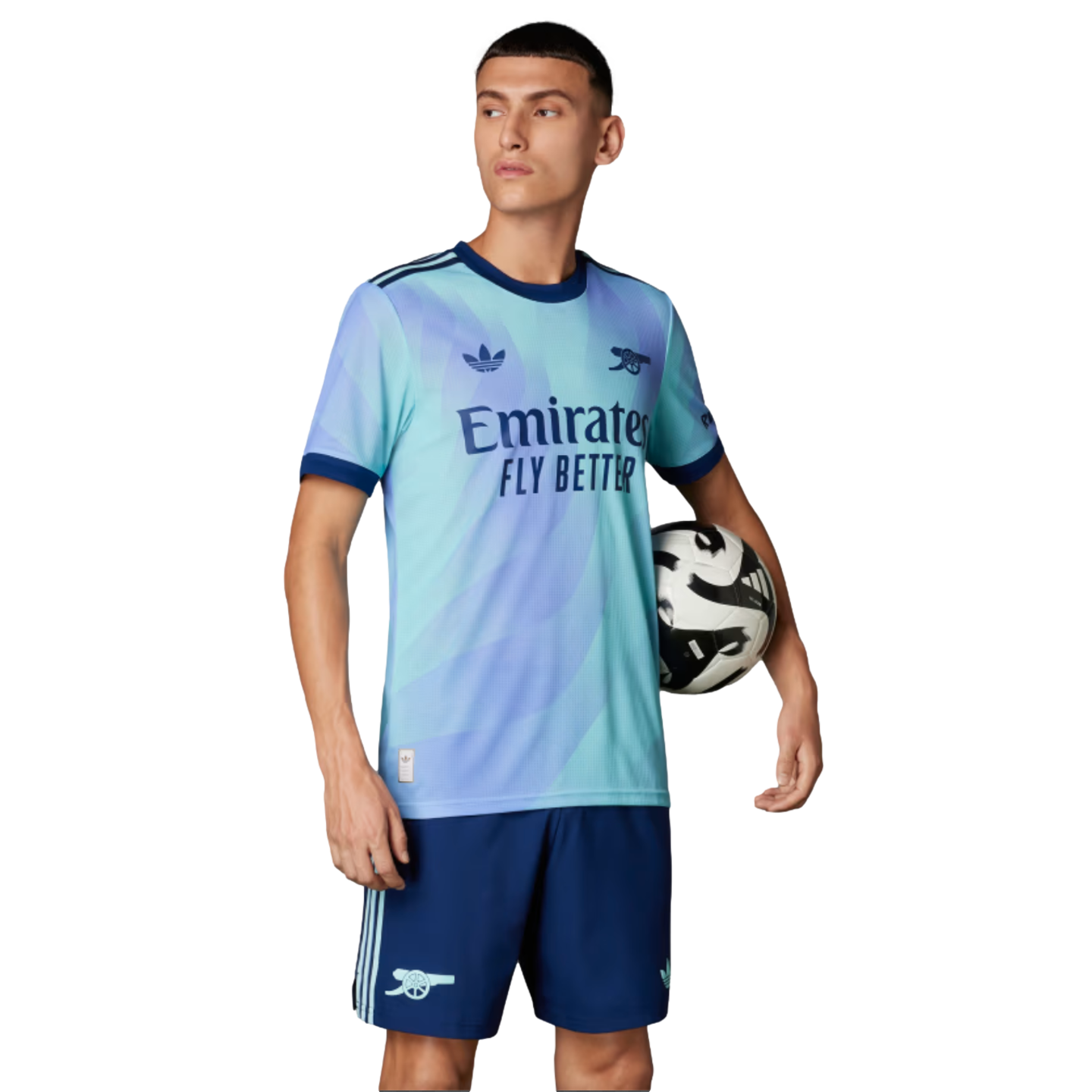 Camiseta oficial auténtica de la tercera equipación del Arsenal 24/25 de Adidas