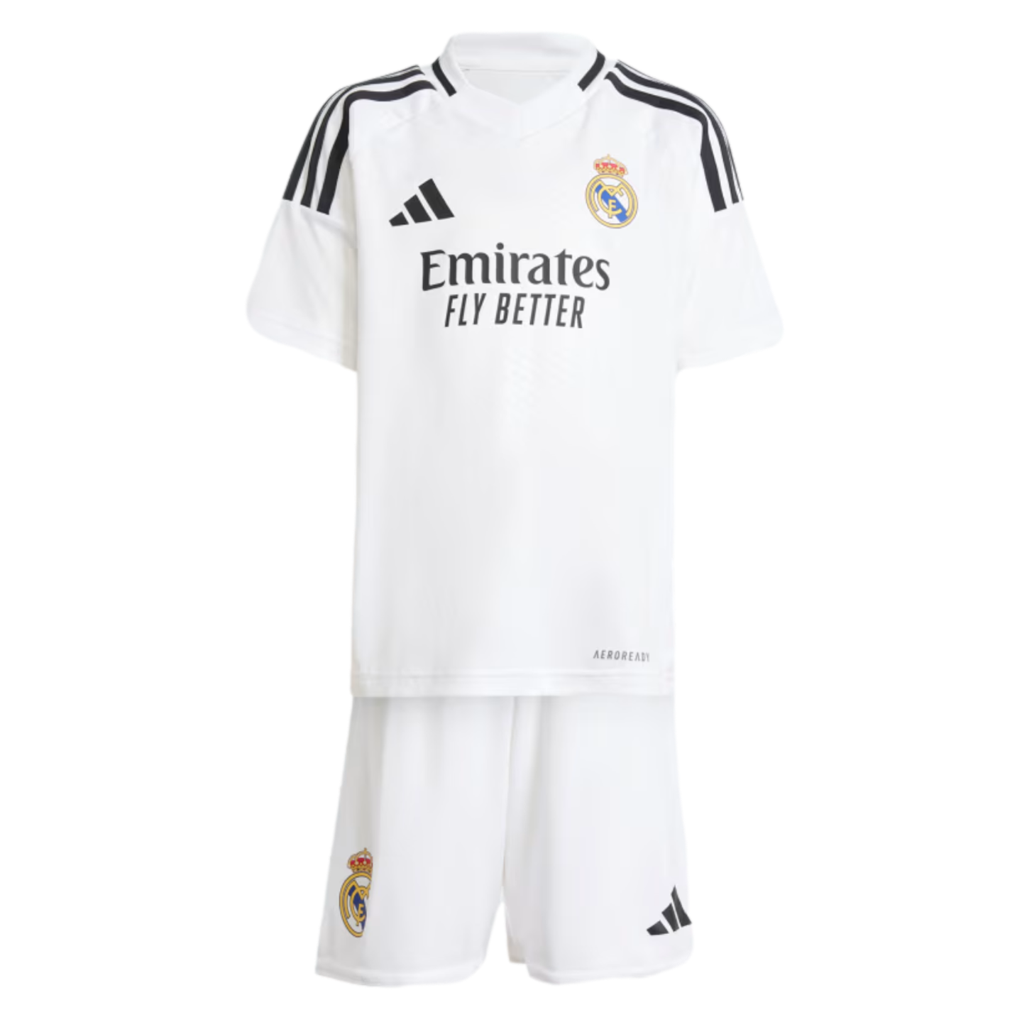 Minikit local adidas Real Madrid 24/25 para niños pequeños