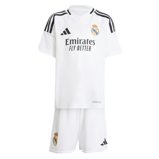 Minikit local adidas Real Madrid 24/25 para niños pequeños