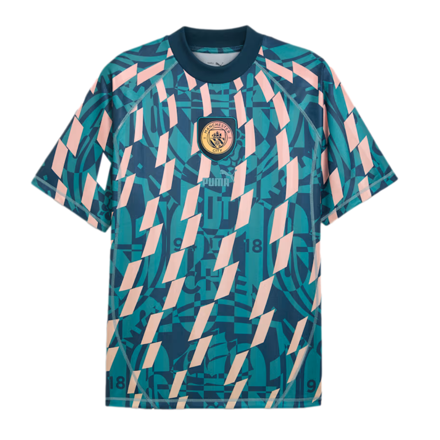 Camiseta retro con mensaje del Manchester City de Puma