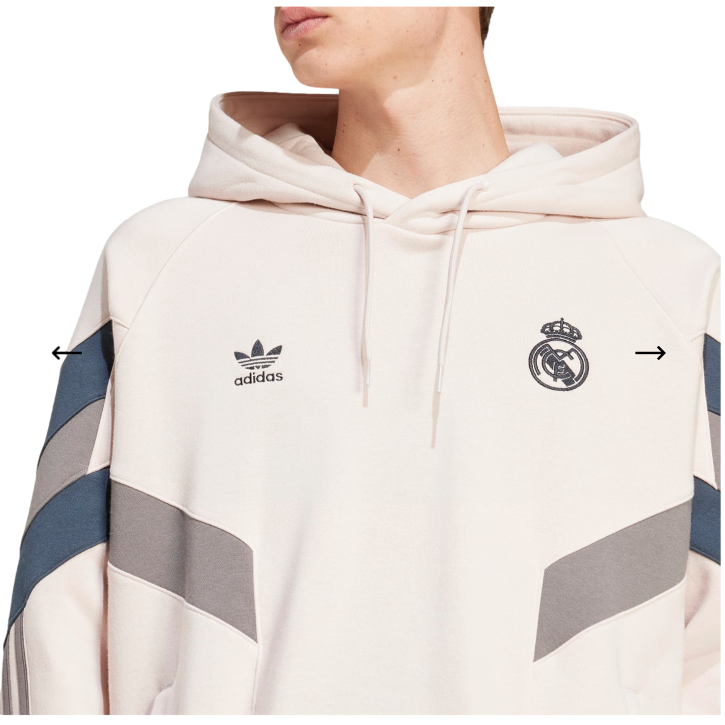 (ADID-IM7466) Sudadera con capucha Adidas Real Madrid Originals [PUTMAU,CHACOA] (Lanzamiento 11/09/24)