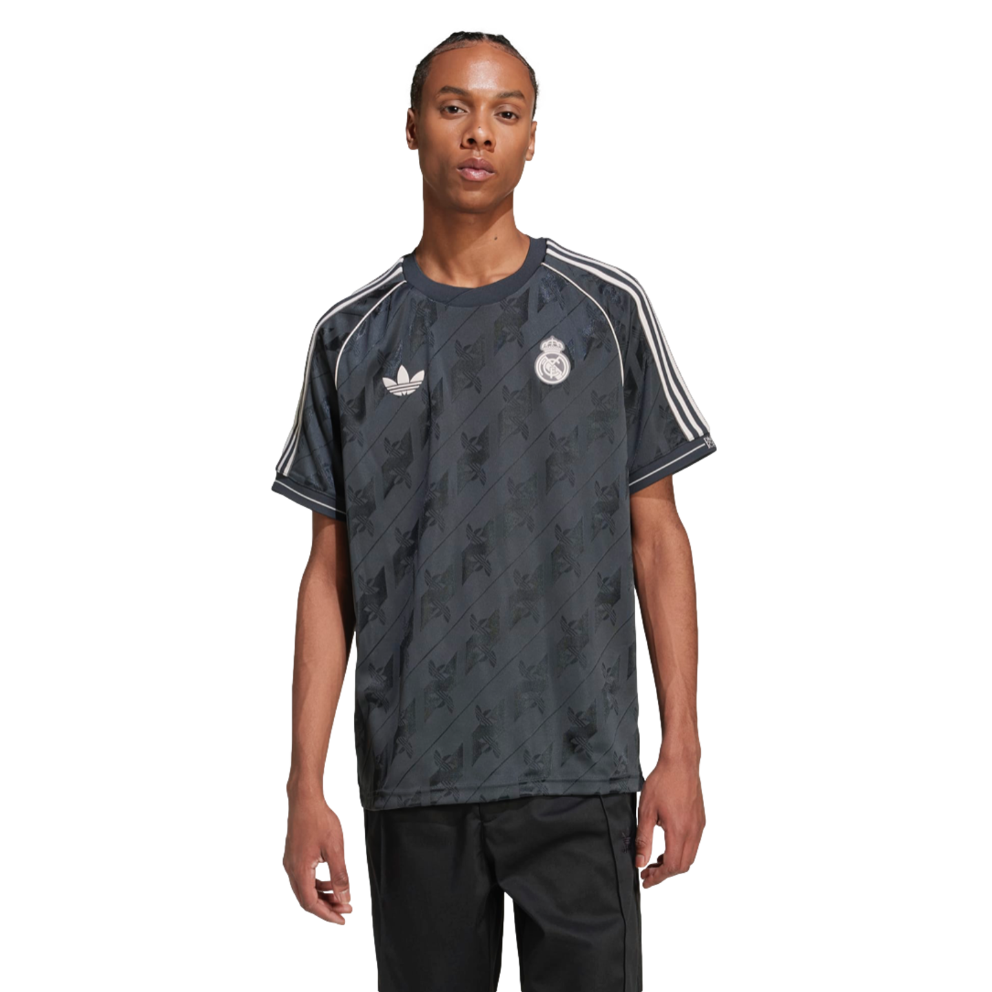 (ADID-JI9481) Camiseta Adidas Real Madrid Lifestyler [DKGREY] (Lanzamiento el 11/9/24)