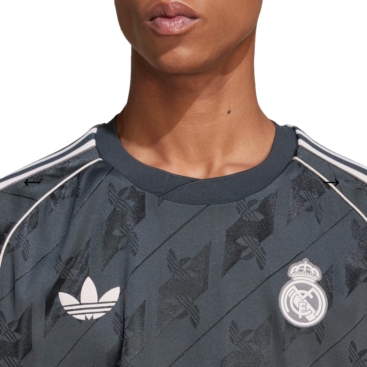 (ADID-JI9481) Camiseta Adidas Real Madrid Lifestyler [DKGREY] (Lanzamiento el 11/9/24)