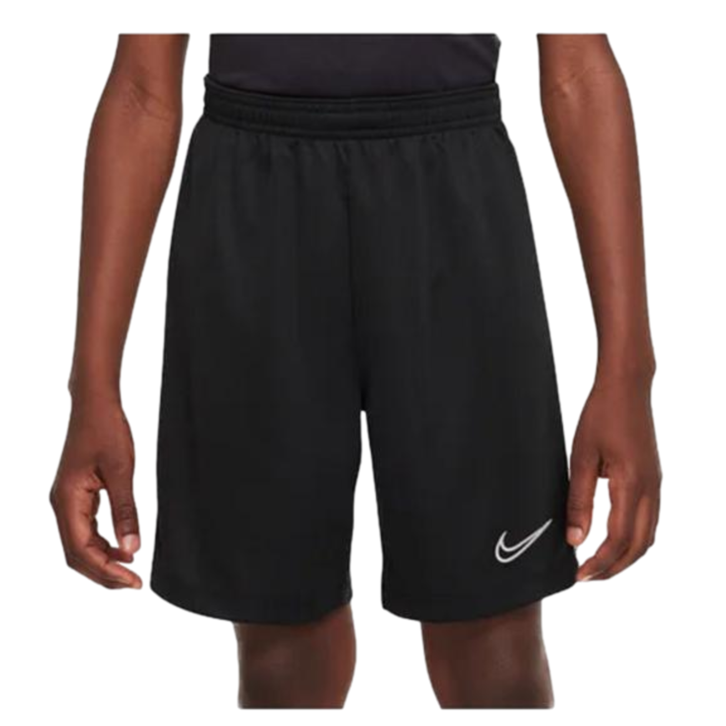 (NIKE-DX5476-010) Pantalones cortos Nike Dri-FIT Academy23 para jóvenes [NEGRO/BLANCO/NEGRO/BLANCO]