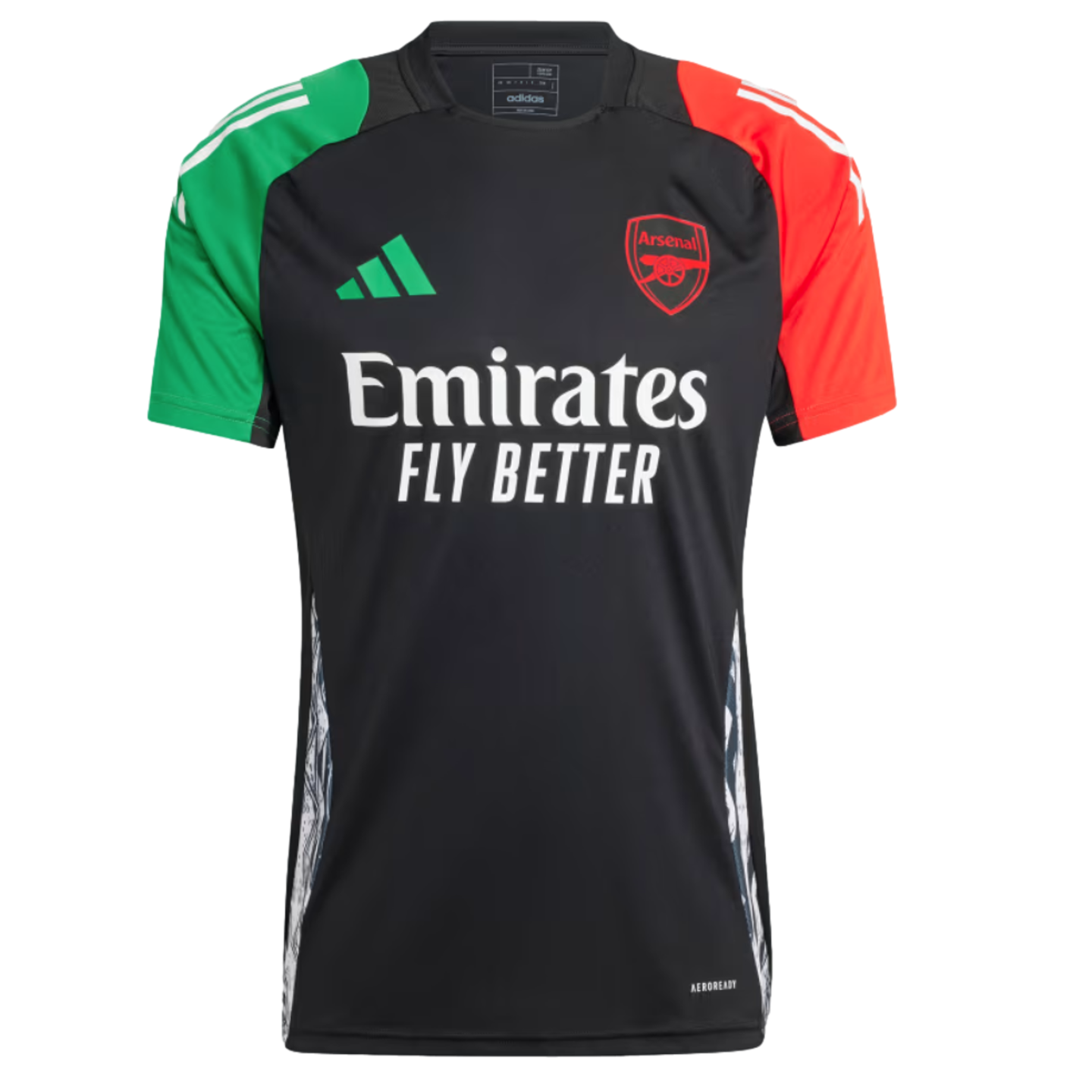 (ADID-IS9977) Camiseta de entrenamiento Euro de Adidas Arsenal [NEGRO] (lanzamiento el 12/9/24)