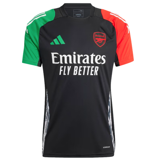 (ADID-IS9977) Camiseta de entrenamiento Euro de Adidas Arsenal [NEGRO] (lanzamiento el 12/9/24)