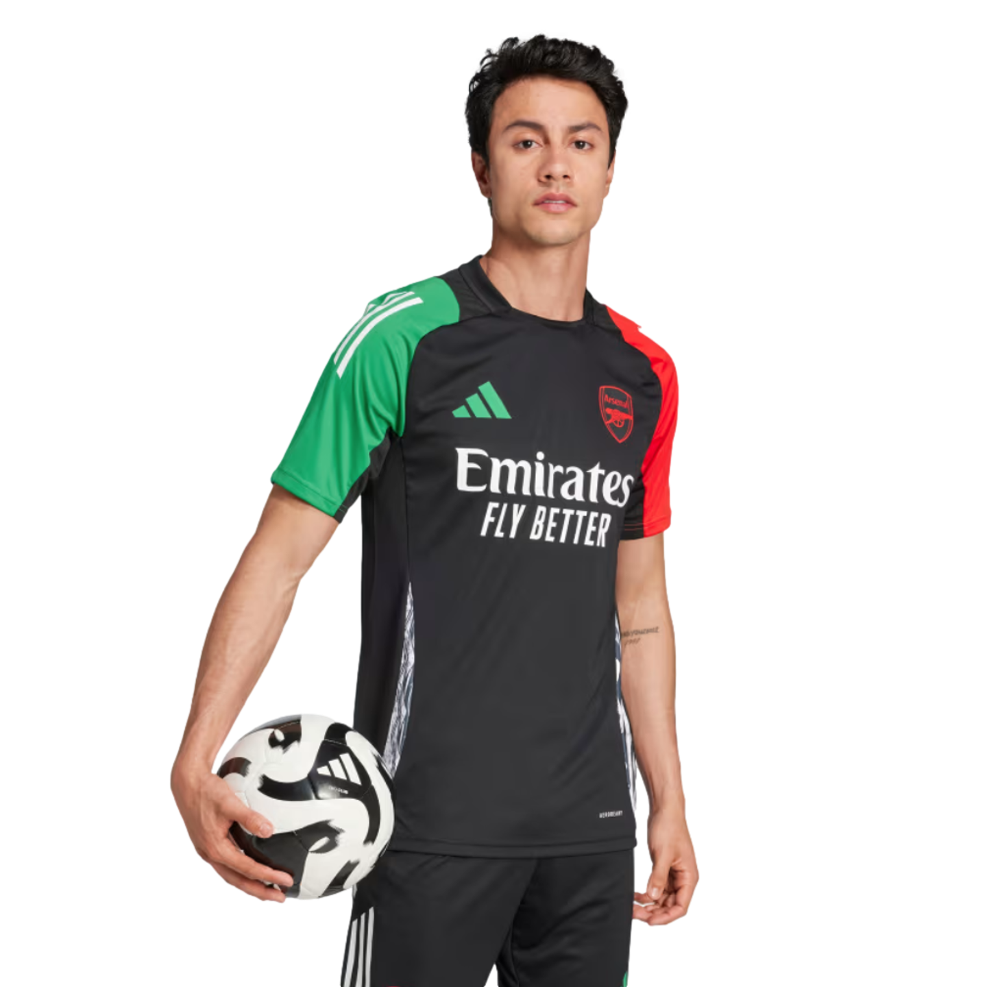 (ADID-IS9977) Camiseta de entrenamiento Euro de Adidas Arsenal [NEGRO] (lanzamiento el 12/9/24)