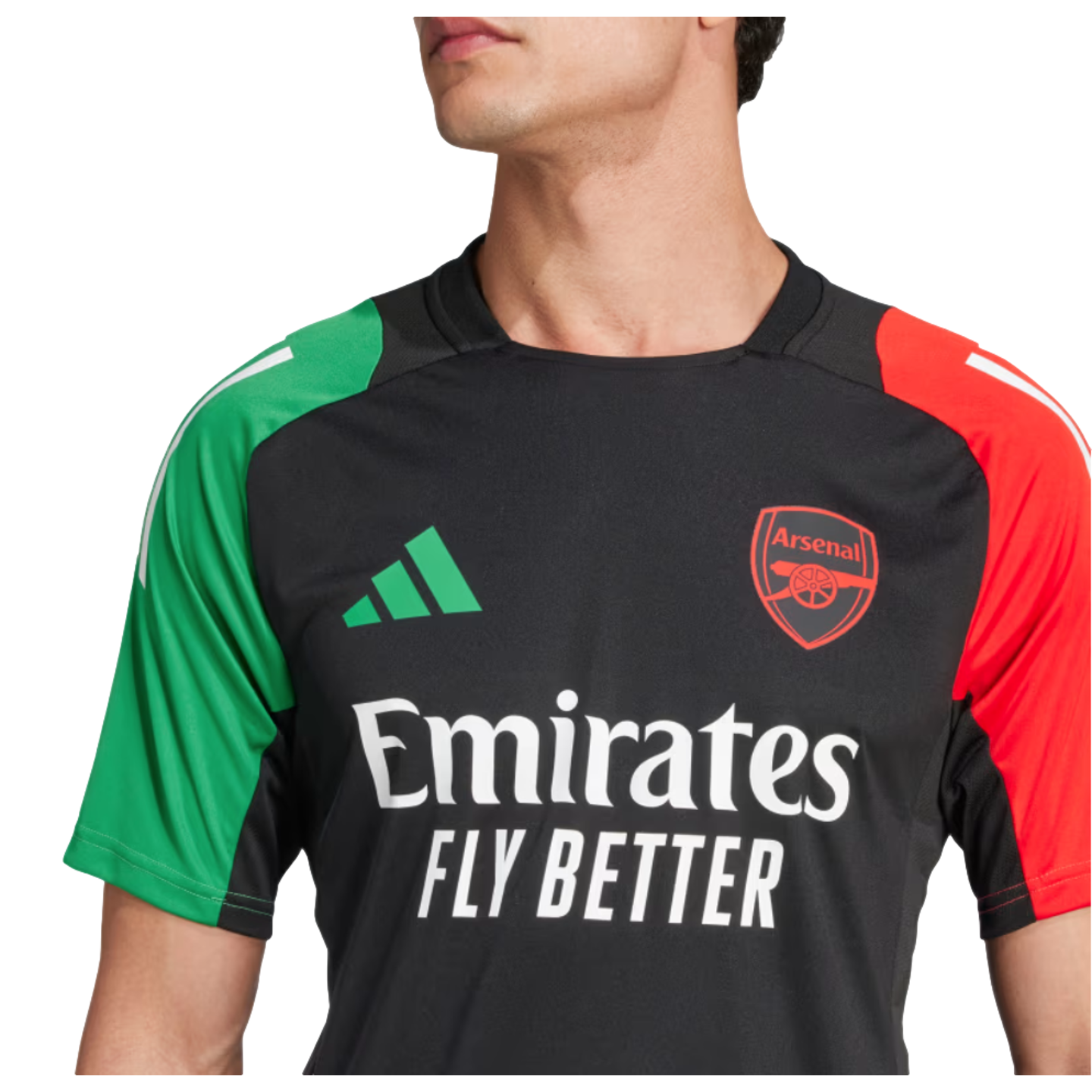 (ADID-IS9977) Camiseta de entrenamiento Euro de Adidas Arsenal [NEGRO] (lanzamiento el 12/9/24)