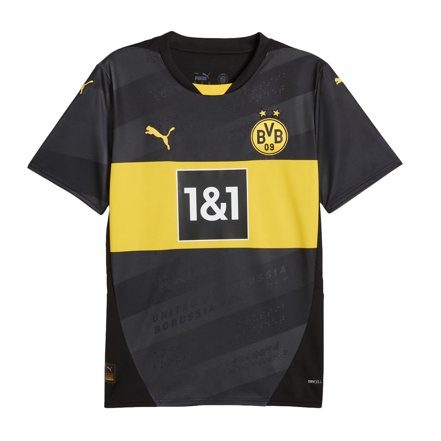 (PUMA-774956-02) Camiseta de visitante Puma Borussia Dortmund 24/25 [NEGRO] (lanzamiento el 13/9/24)