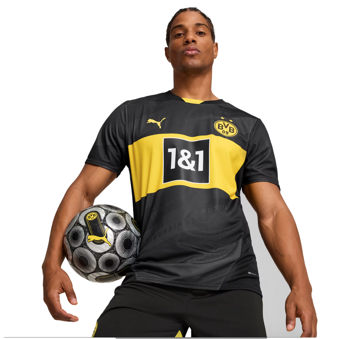 (PUMA-774956-02) Camiseta de visitante Puma Borussia Dortmund 24/25 [NEGRO] (lanzamiento el 13/9/24)