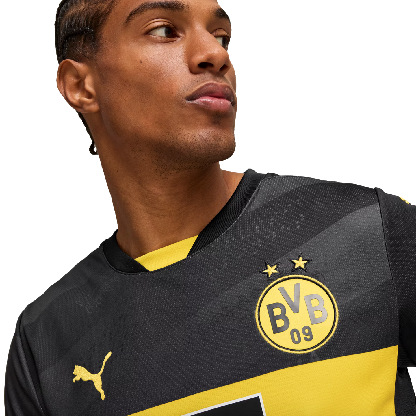 (PUMA-774956-02) Camiseta de visitante Puma Borussia Dortmund 24/25 [NEGRO] (lanzamiento el 13/9/24)