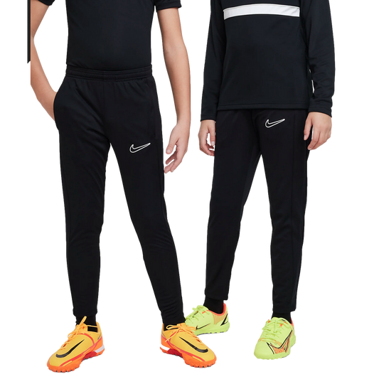 (NIKE-DX5490-010) Pantalones para jóvenes Nike Dri-FIT Academy23 [NEGRO/NEGRO/NEGRO/BLANCO]