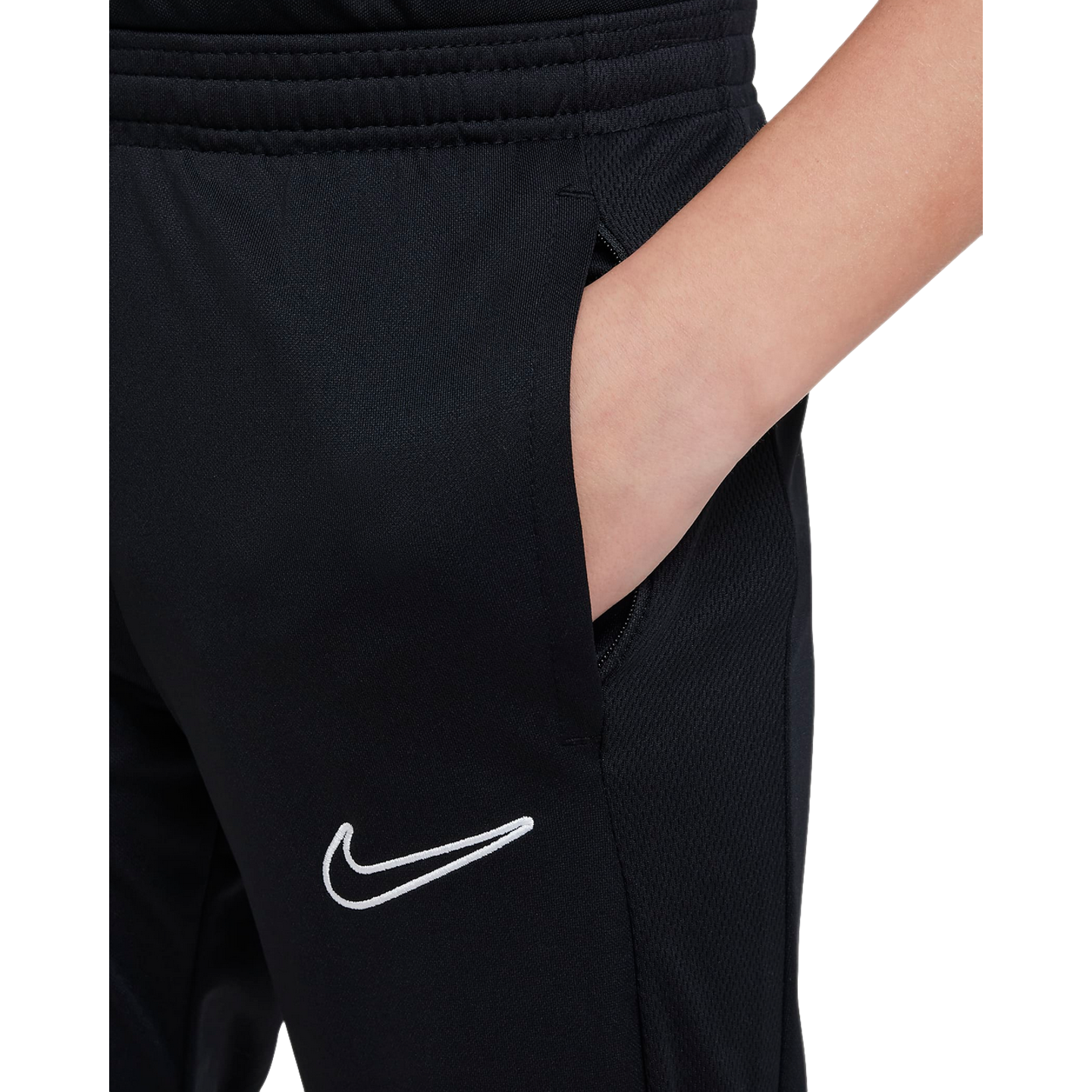 (NIKE-DX5490-010) Pantalones para jóvenes Nike Dri-FIT Academy23 [NEGRO/NEGRO/NEGRO/BLANCO]