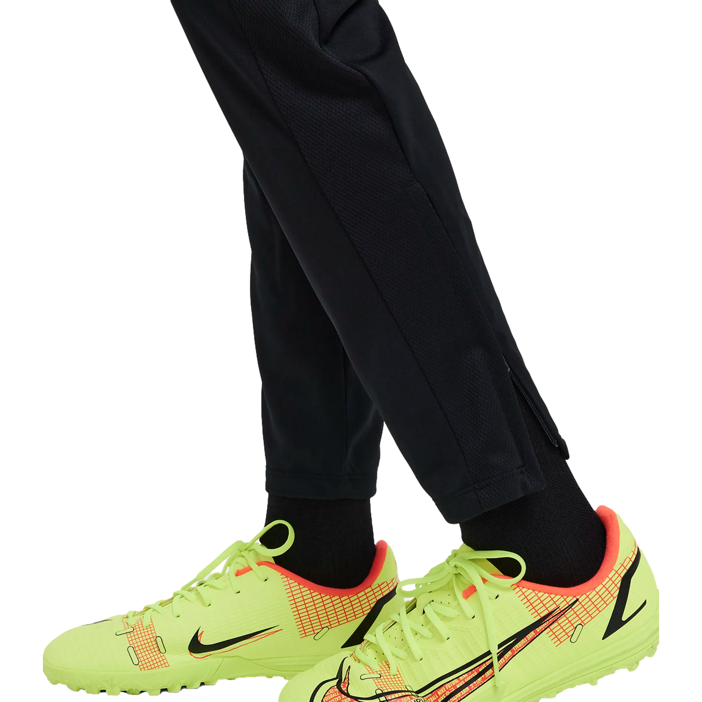 (NIKE-DX5490-010) Pantalones para jóvenes Nike Dri-FIT Academy23 [NEGRO/NEGRO/NEGRO/BLANCO]