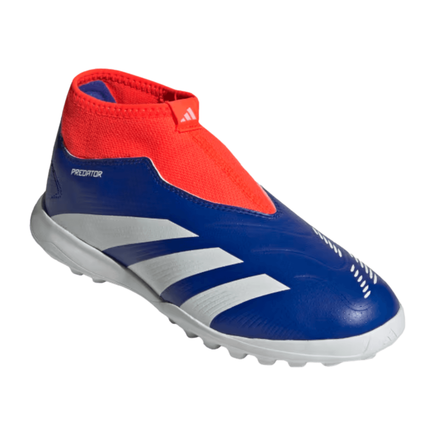 Botas de fútbol para césped artificial sin cordones Adidas Predator League para jóvenes IF6429 Azul
