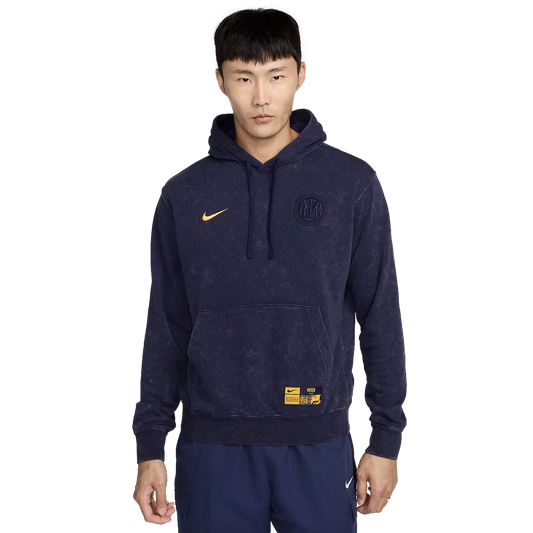 (NIKE-FZ8579-498) Sudadera con capucha Nike Inter Milan Club [BLACKENED BLUE/UNIVERSITY GOLD] (lanzamiento el 1/9/24)