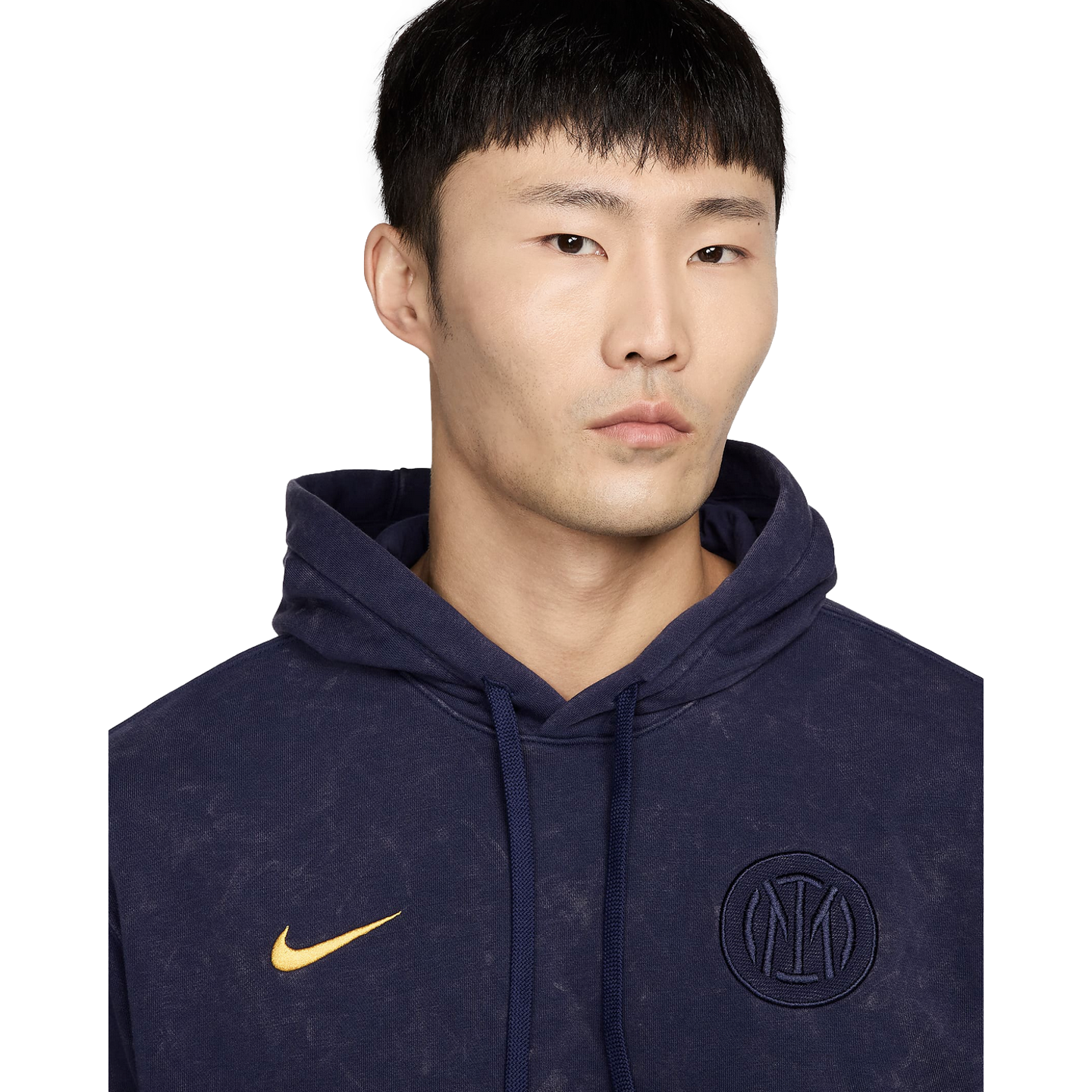 (NIKE-FZ8579-498) Sudadera con capucha Nike Inter Milan Club [BLACKENED BLUE/UNIVERSITY GOLD] (lanzamiento el 1/9/24)