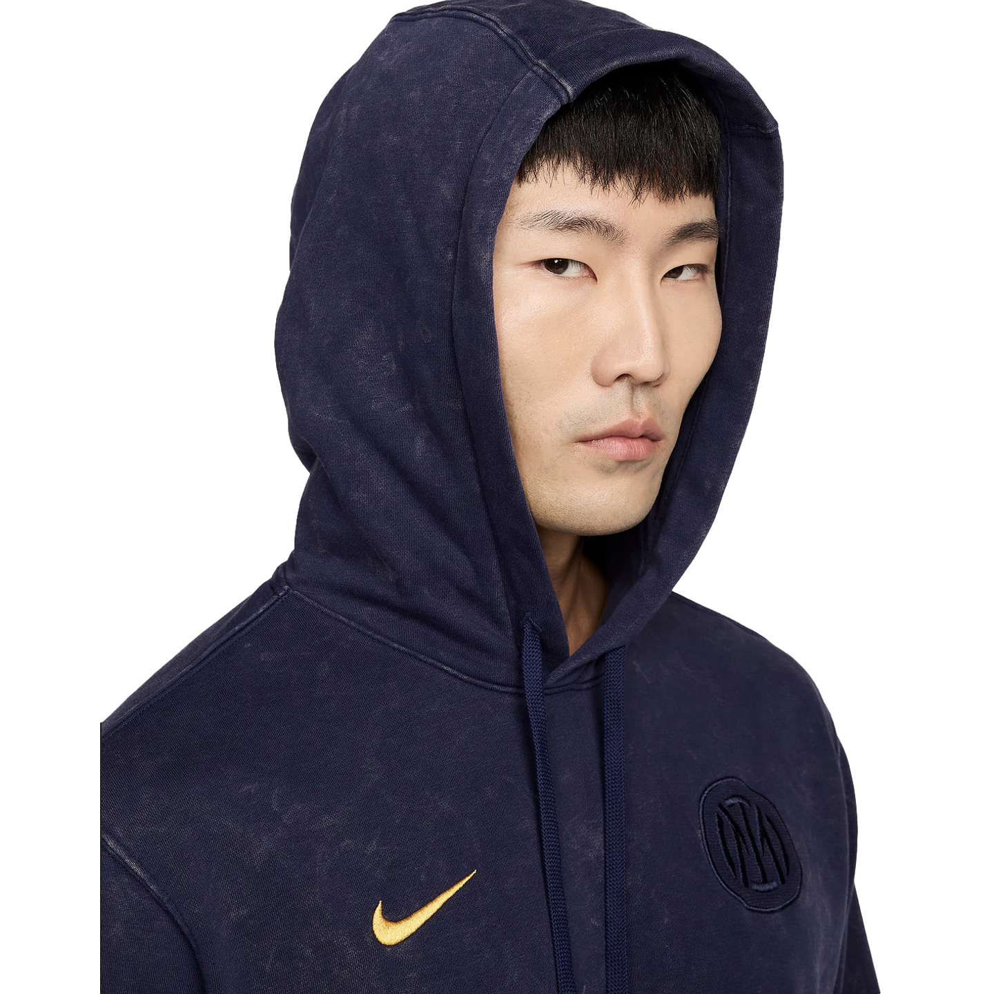 (NIKE-FZ8579-498) Sudadera con capucha Nike Inter Milan Club [BLACKENED BLUE/UNIVERSITY GOLD] (lanzamiento el 1/9/24)