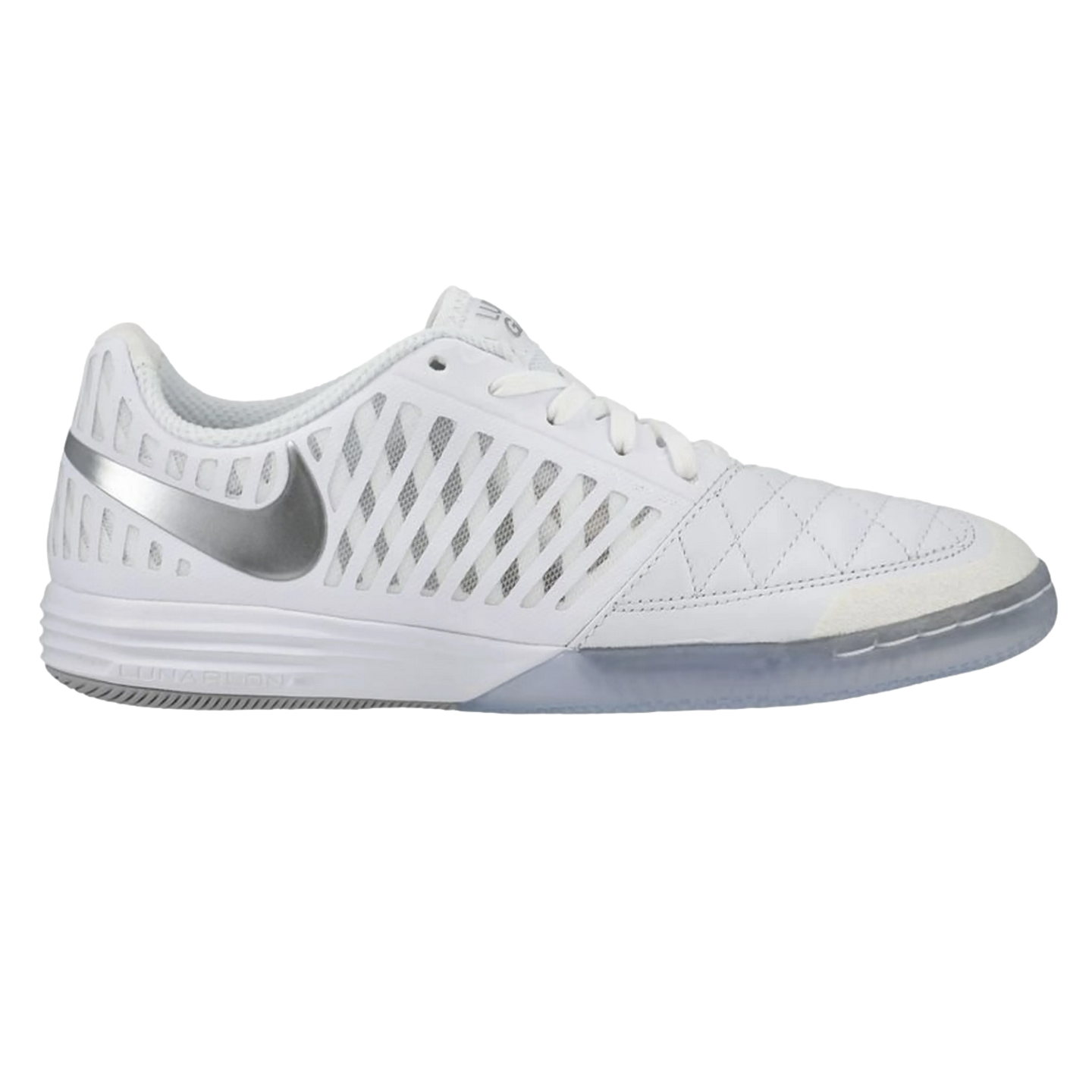 (NIKE-580456-105) Zapatillas de interior Nike Lunargato II [BLANCO/CROMO] (lanzamiento el 17/10/24)